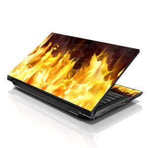LSS 15.6 & 17.3 Inches Laptop Notebook Skin Sticker Decal - Flame